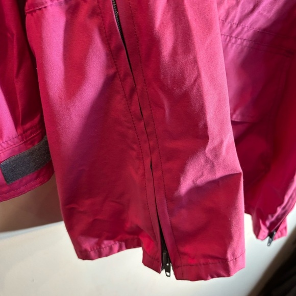 CHLOROPHYLLE Sz XL (estimated ) High Neck Hooded Zipper Vented Canvass Jacket - Picture 10 of 14